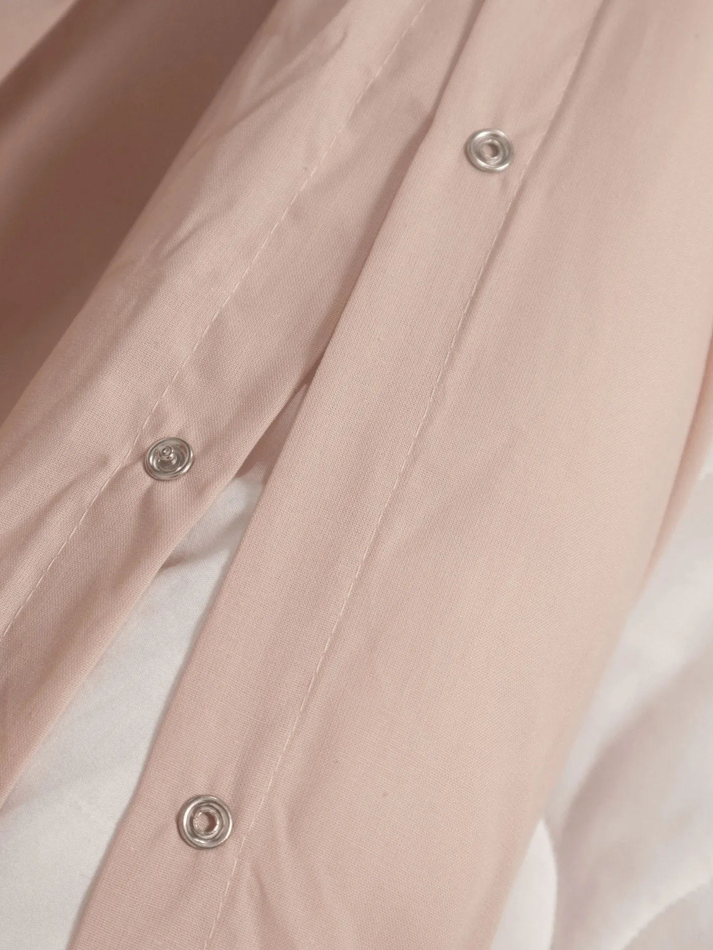 144tc Oxford Duvet Set - Blush