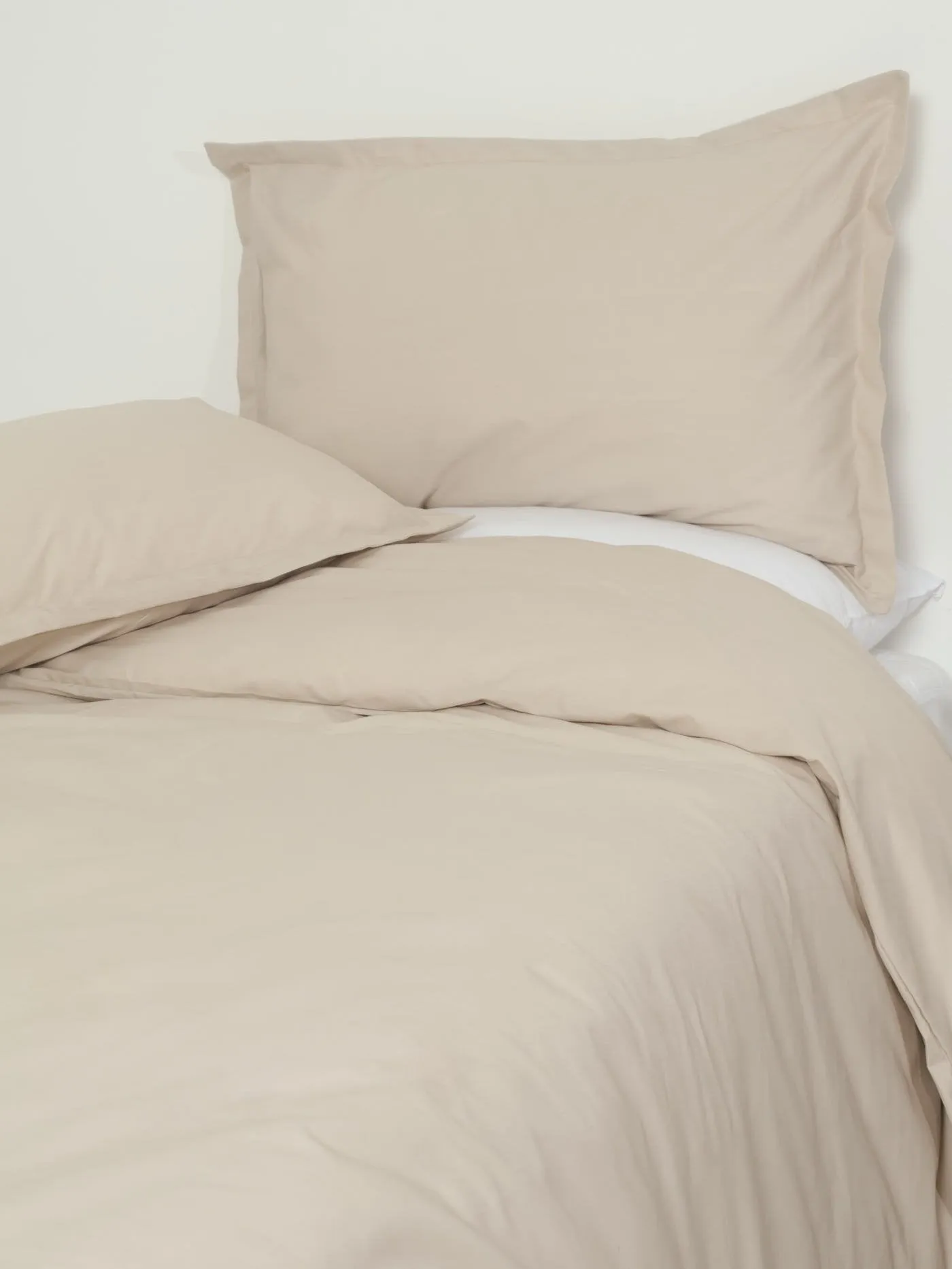 144tc Oxford Duvet Set - Stone