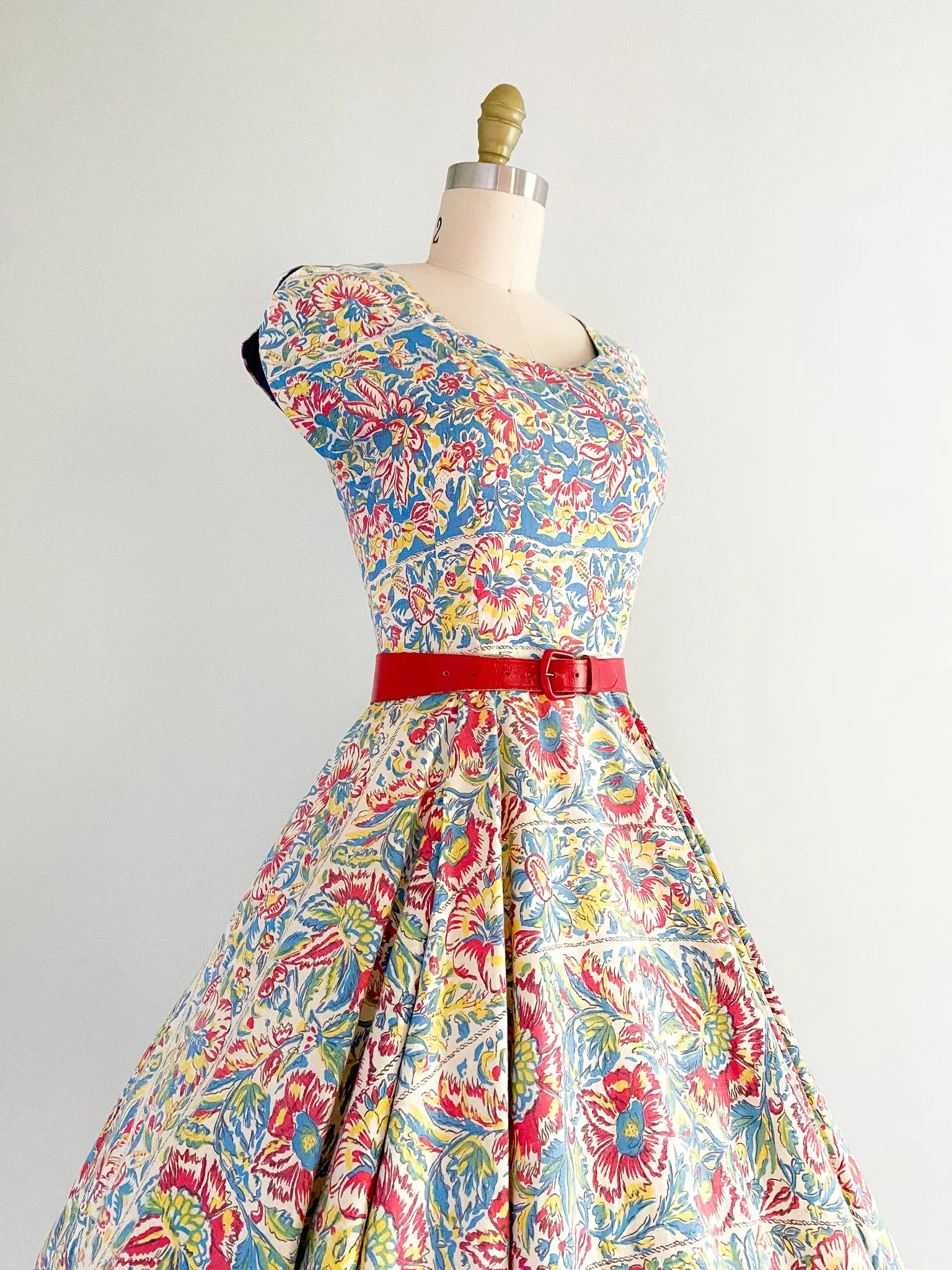 1950's Cele Peterson of Arizona Cotton Sundress / Sz S