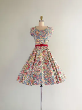 1950's Cele Peterson of Arizona Cotton Sundress / Sz S