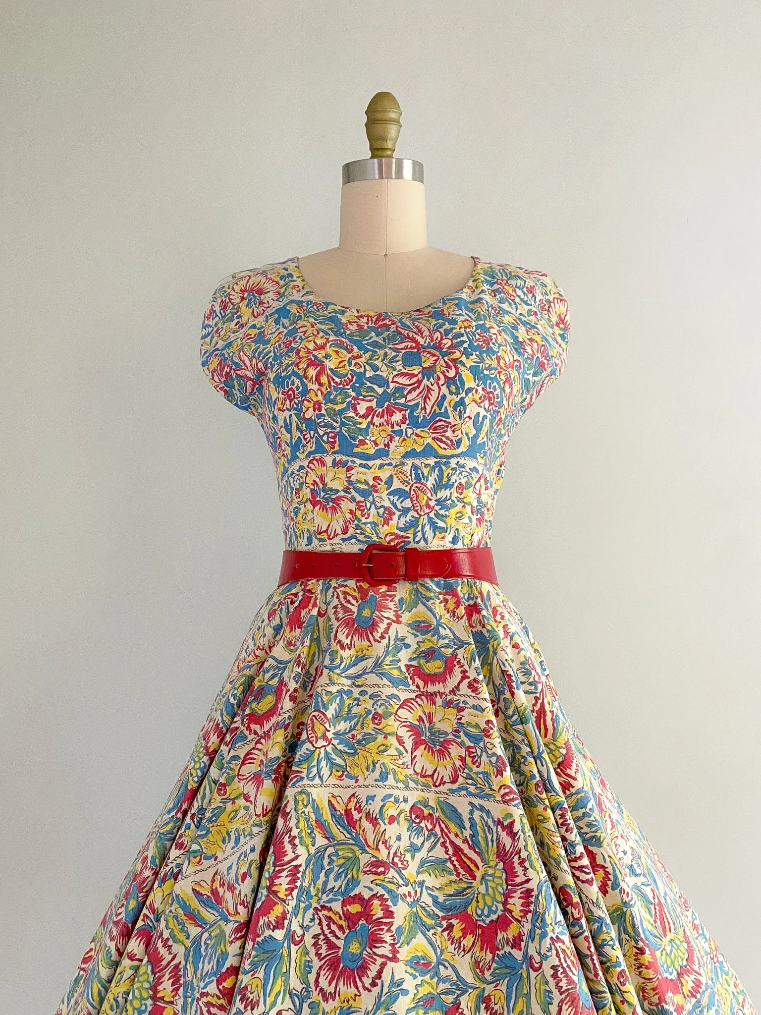 1950's Cele Peterson of Arizona Cotton Sundress / Sz S