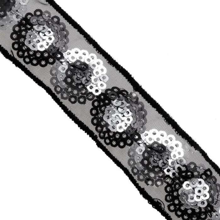1" Fancy Sequin Trim : 310138SQ