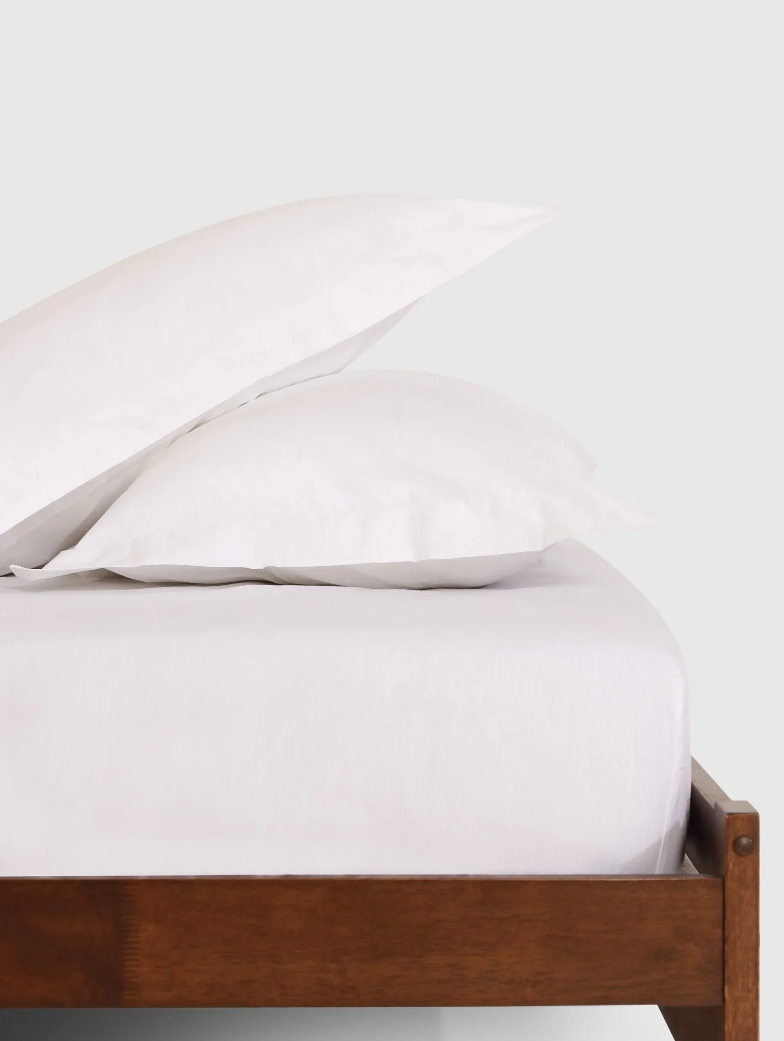 2 Pack 200TC Oxford Pillowcases - White