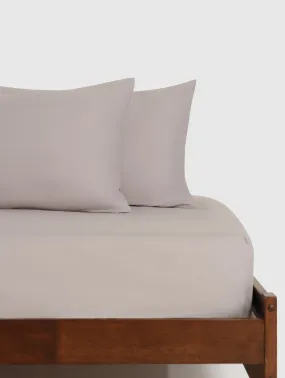 2 Pack 200TC Standard Pillowcases - Grey