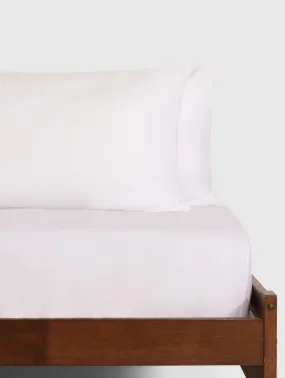 2 Pack 200TC Standard Pillowcases - White