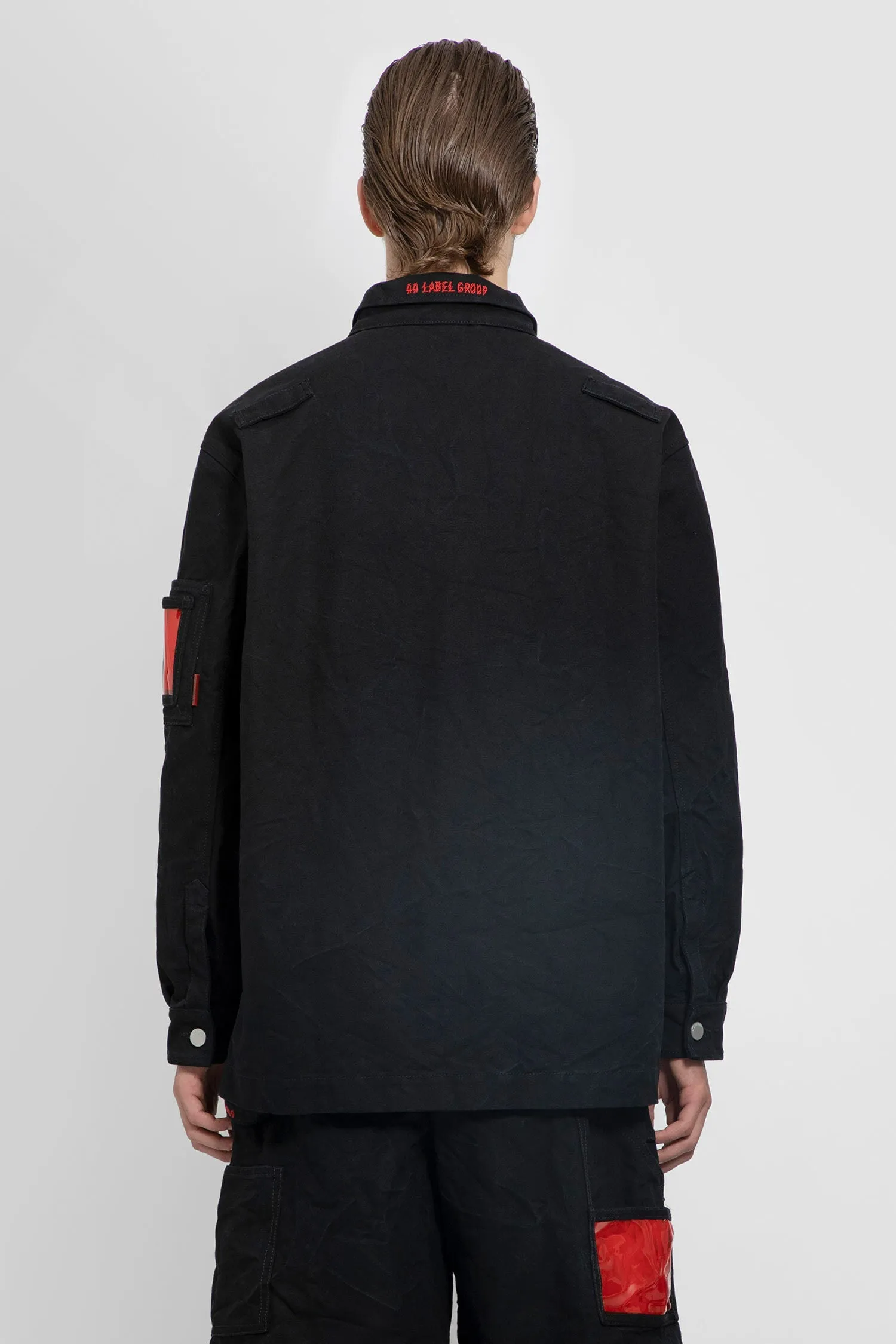 44 LABEL GROUP MAN BLACK SHIRTS