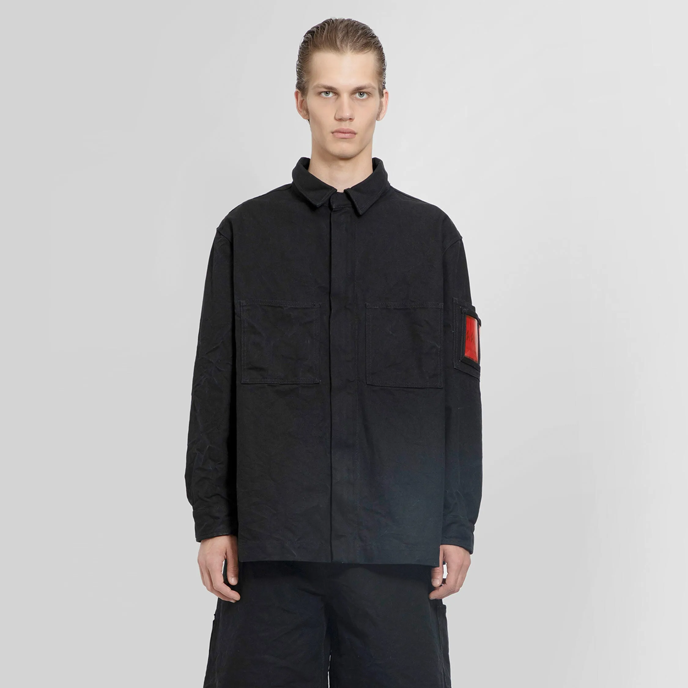 44 LABEL GROUP MAN BLACK SHIRTS