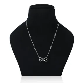 925 Silver Infinite Hearts Love Pendant for Girls