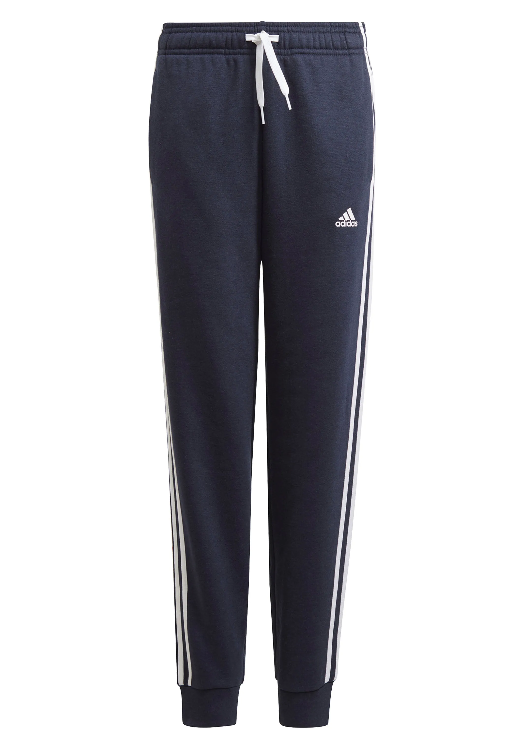 Adidas Boys 3 Stripe Fleece Pants Navy <br> GQ8898