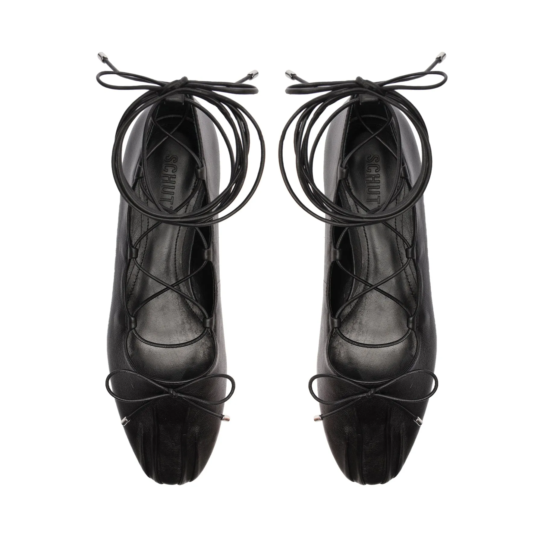 Arissa Lace Up Leather Flat