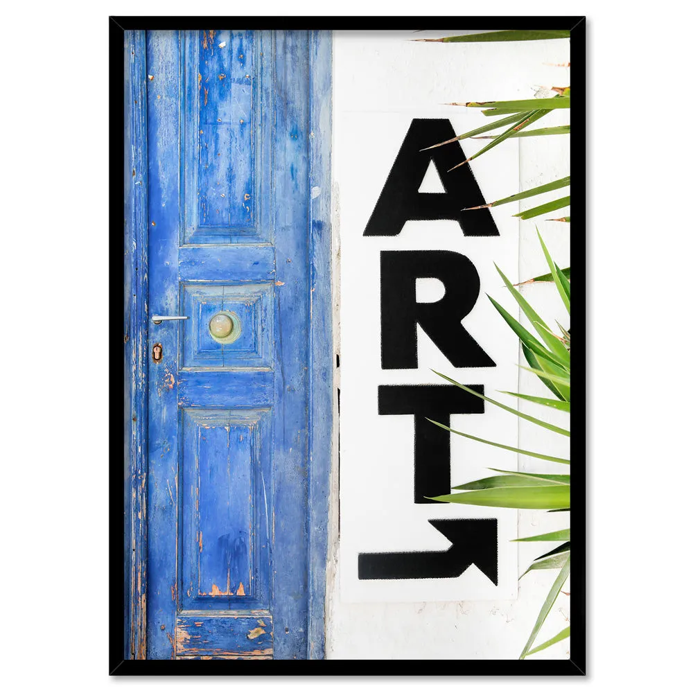 ART Santorini - Art Print by Victoria's Stories