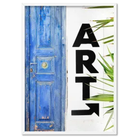 ART Santorini - Art Print by Victoria's Stories