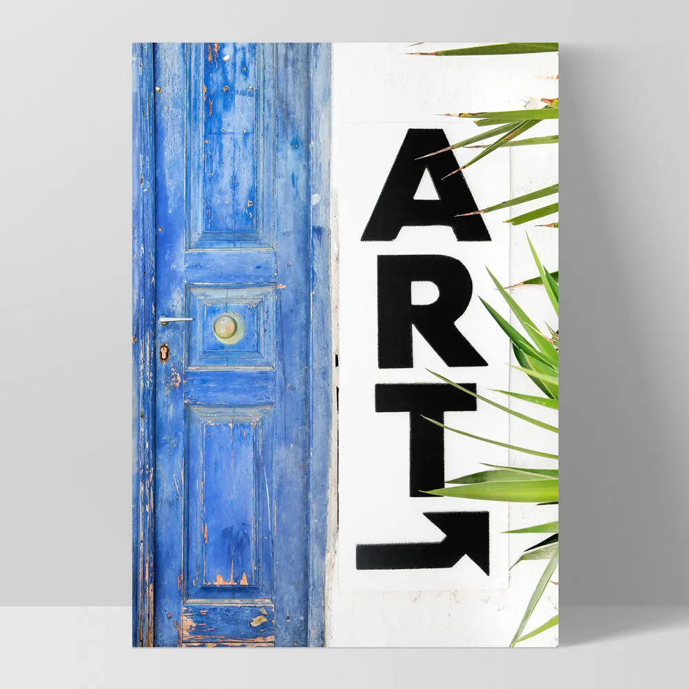 ART Santorini - Art Print by Victoria's Stories