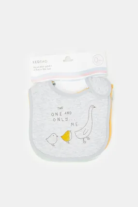 Babies Assorted Printed Bib Set (4 Piece)