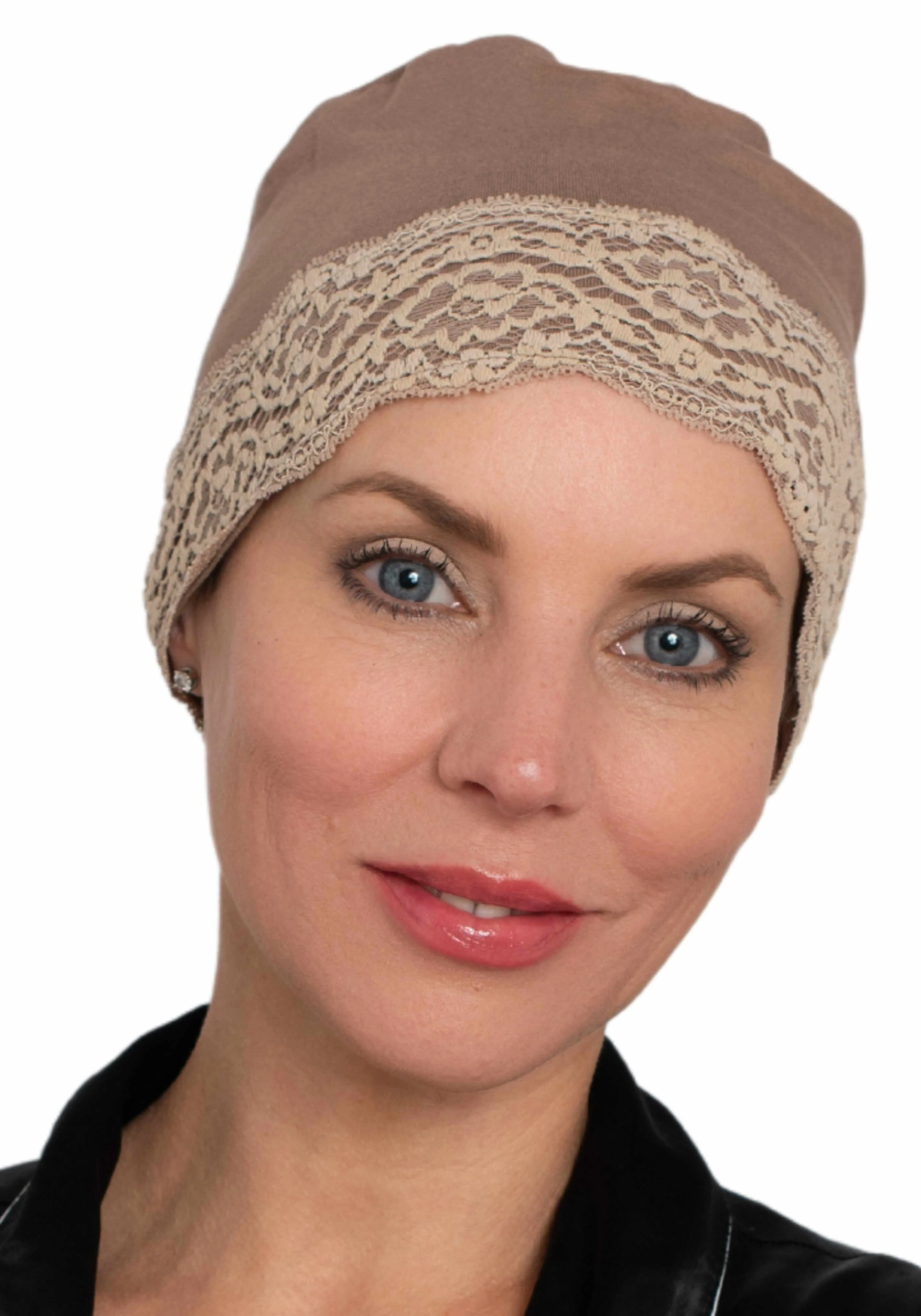 Bamboo Lace Front Sleep Cap