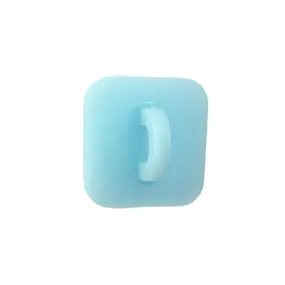 Basic Blue Square Stick-On Hook