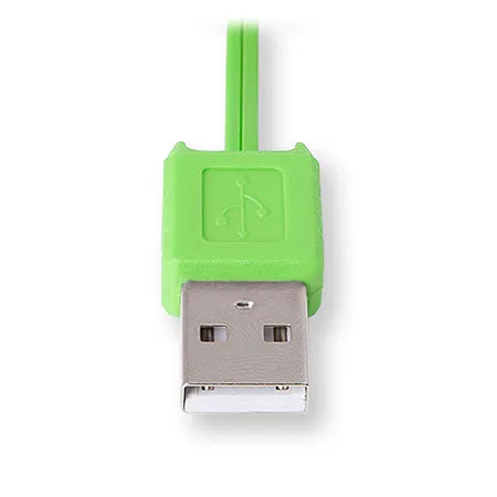 Basic Optical Mouse | Retractable Cord | Green