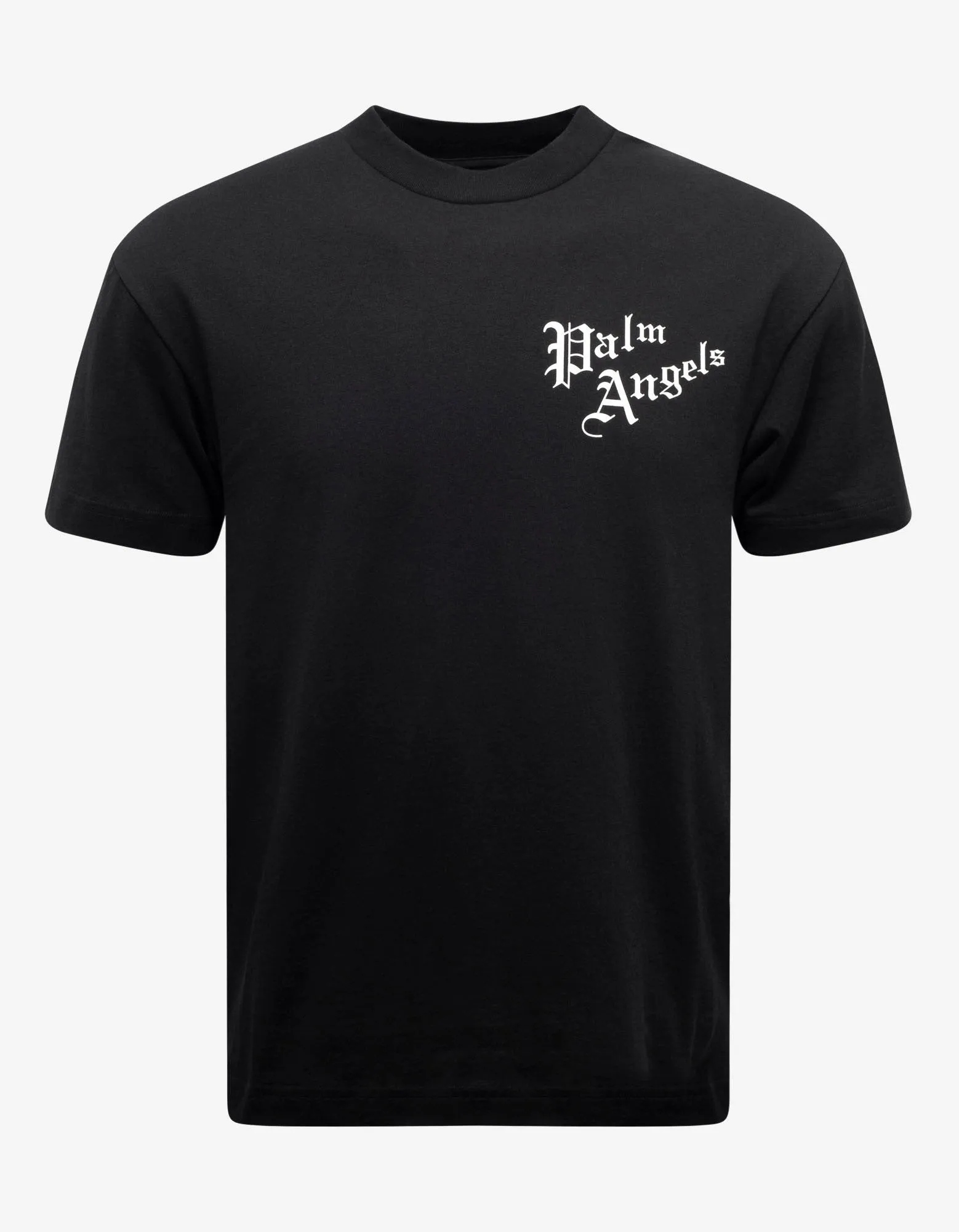 Black Back Sacred Heart Print T-Shirt