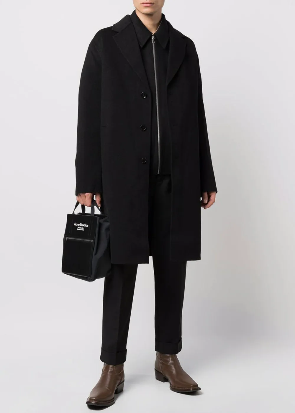 Black Dali Wool Coat