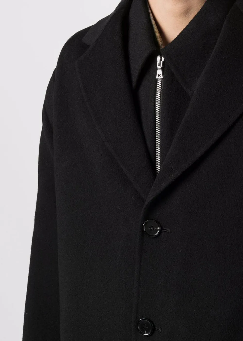 Black Dali Wool Coat