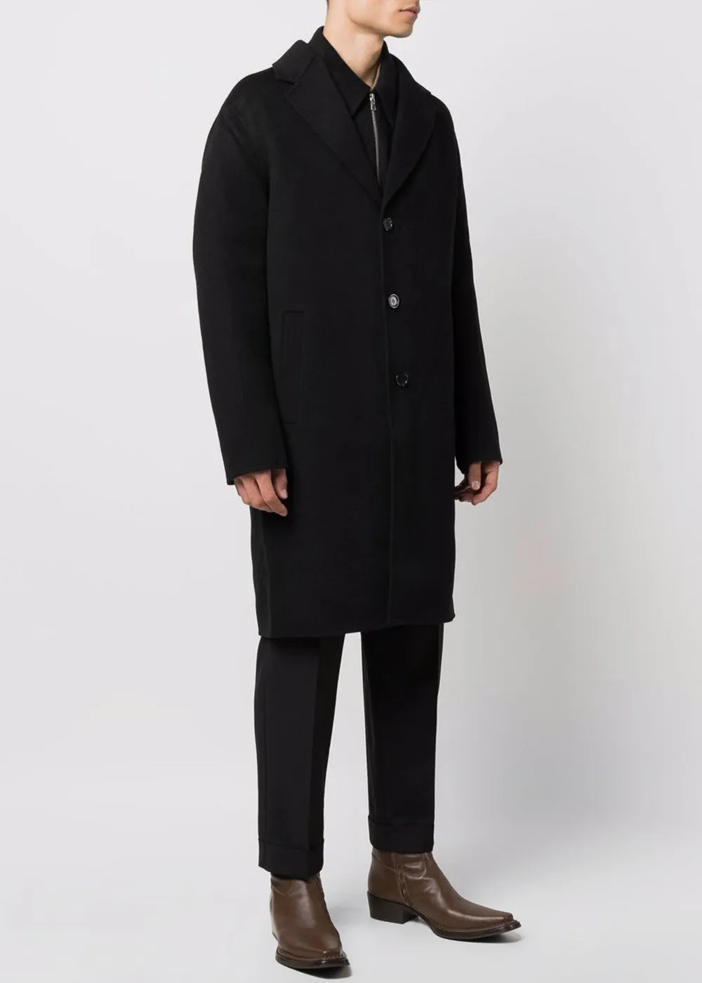 Black Dali Wool Coat