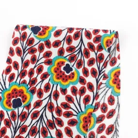 Blanketflower Viscose Crinkle Gauze - Madder (last piece)