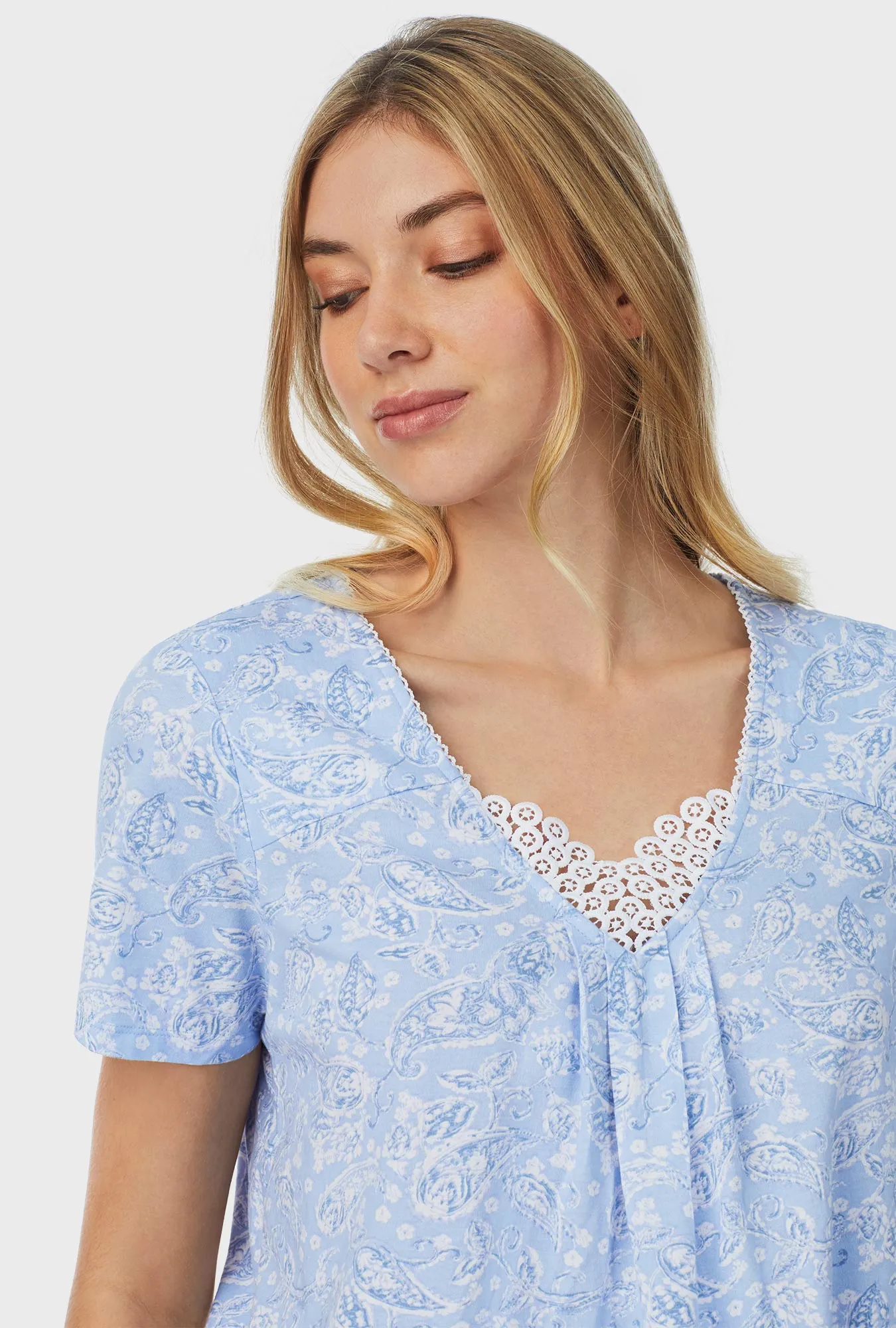 Blooming Paisley Capri Pajama Set