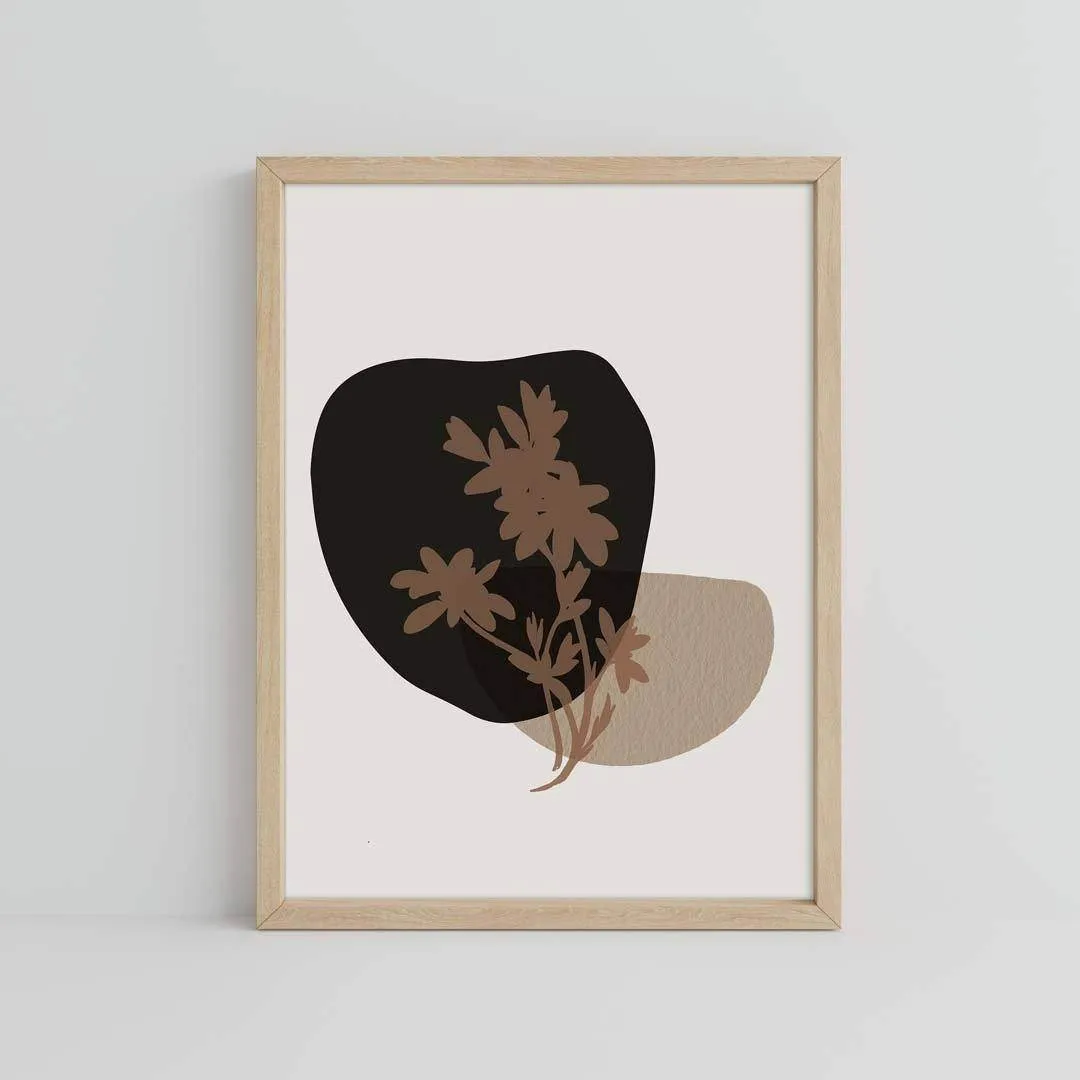 Botanical Cut-Out Art Print 005 by Chella Prints