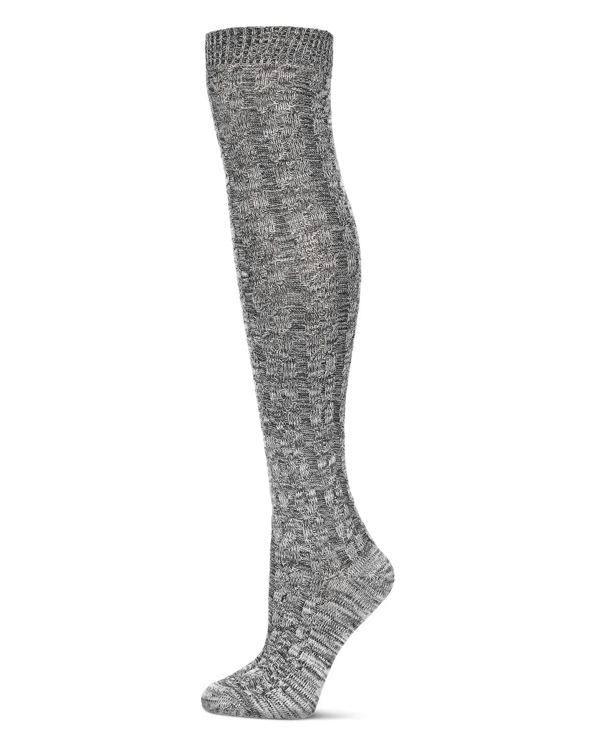 Braid Trails Cotton Blend Over The Knee Socks