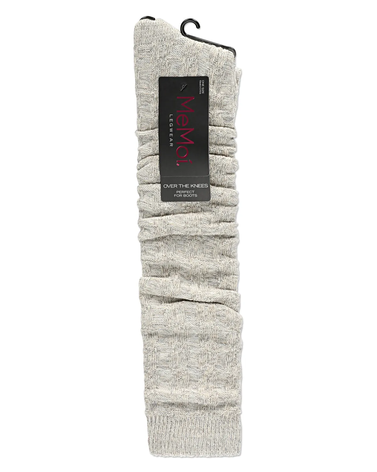 Braid Trails Cotton Blend Over The Knee Socks