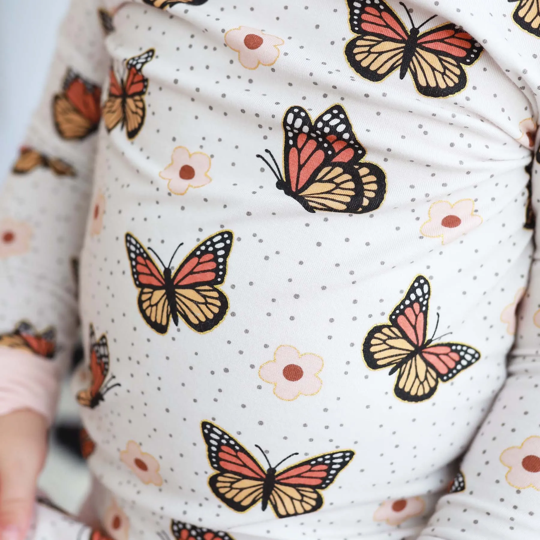 Butterfly Kisses Two Piece Pajama Set