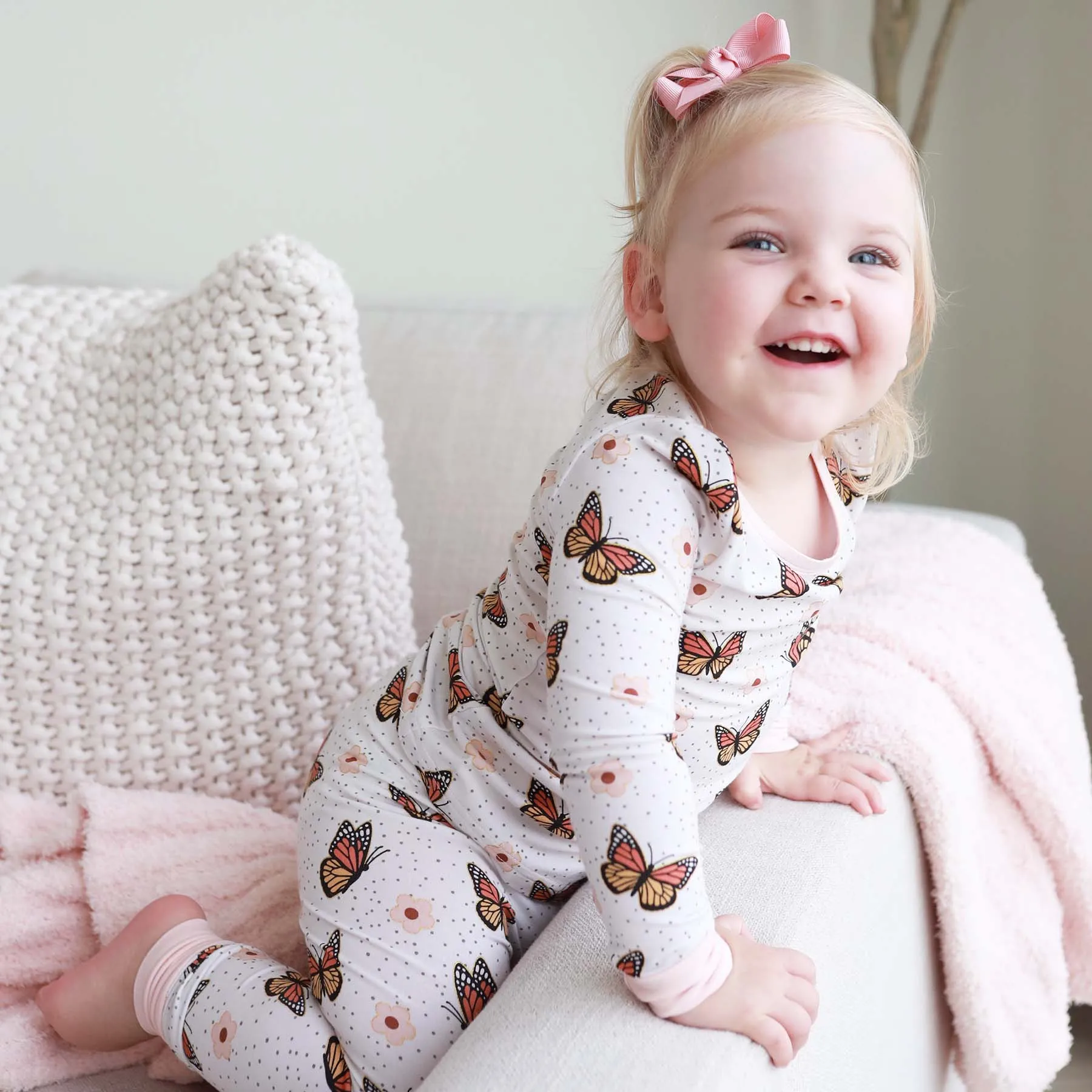 Butterfly Kisses Two Piece Pajama Set