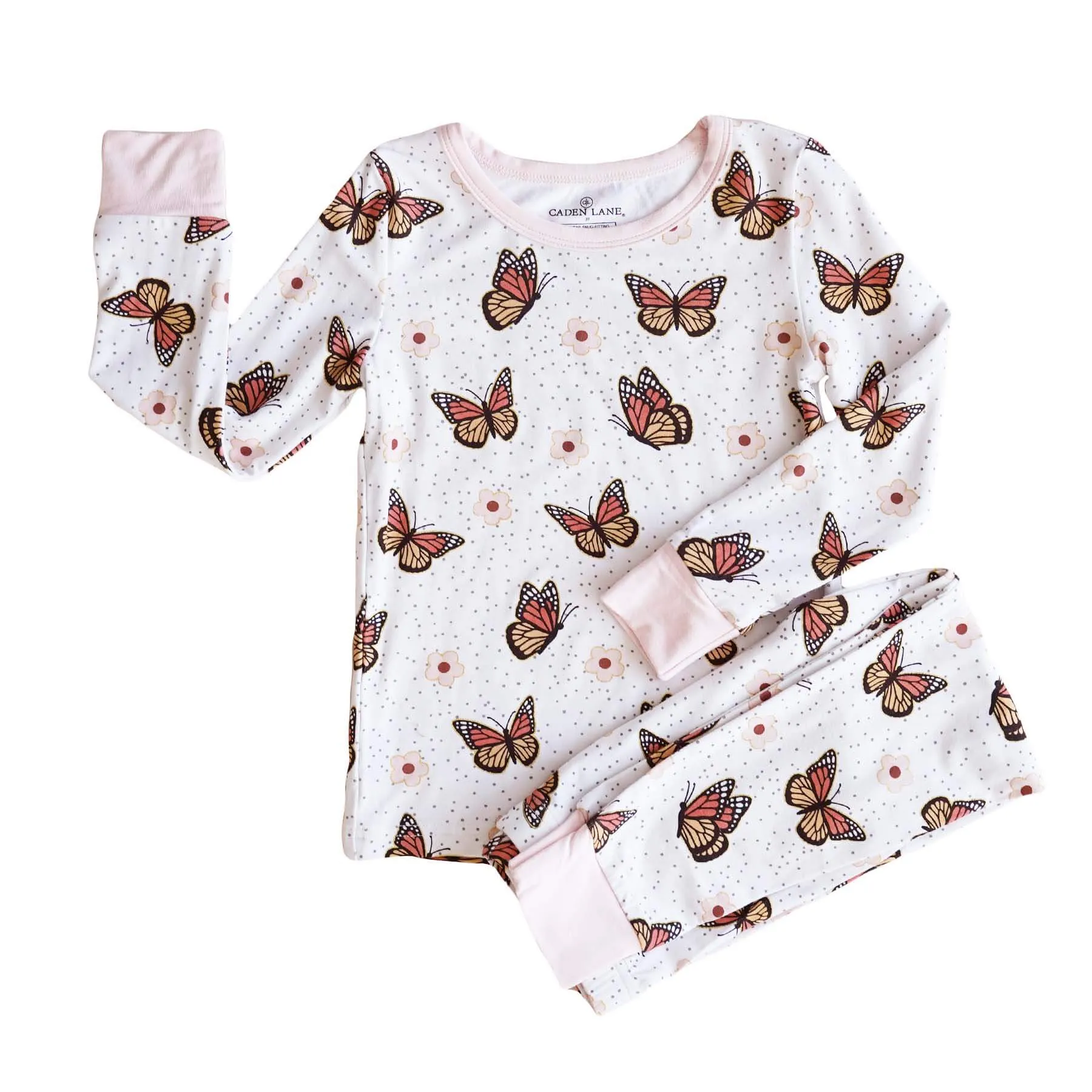 Butterfly Kisses Two Piece Pajama Set