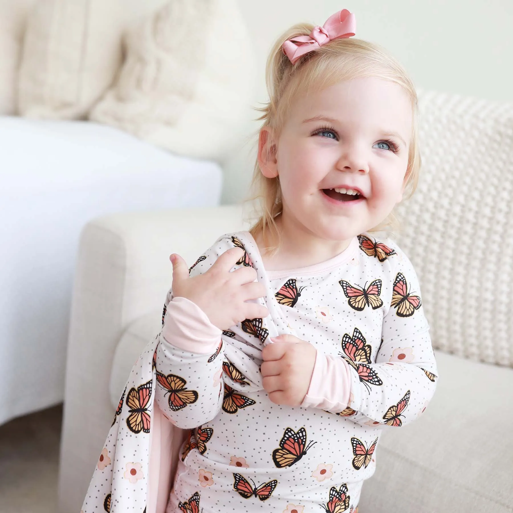 Butterfly Kisses Two Piece Pajama Set
