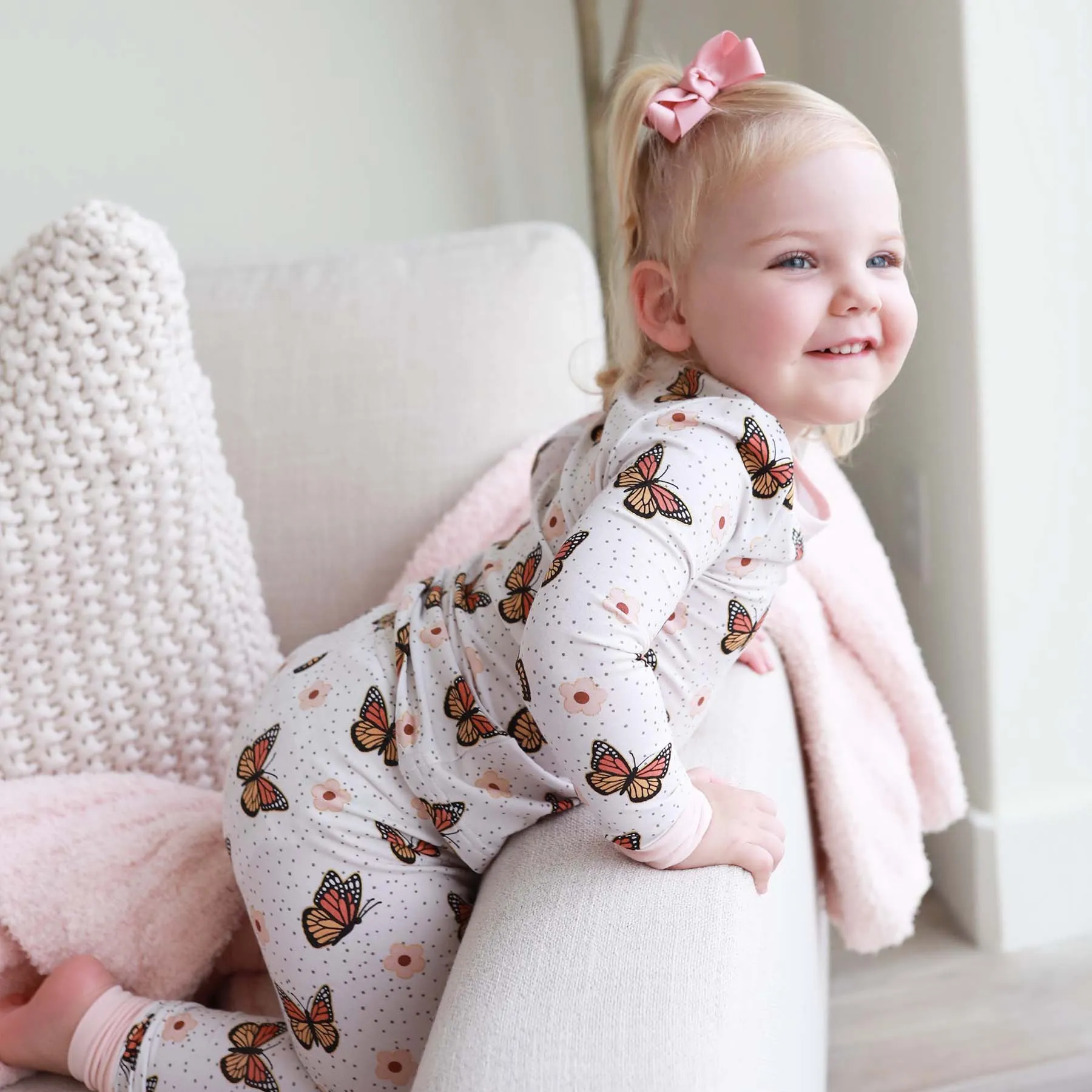 Butterfly Kisses Two Piece Pajama Set