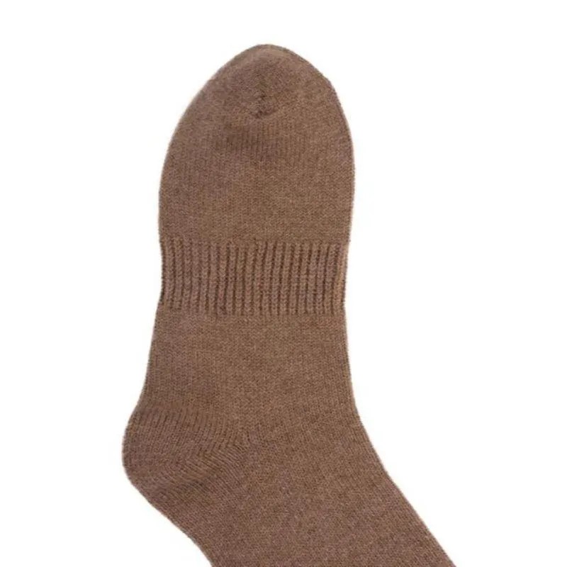 Camel Hair Thermal Socks Unisex Crew Sock
