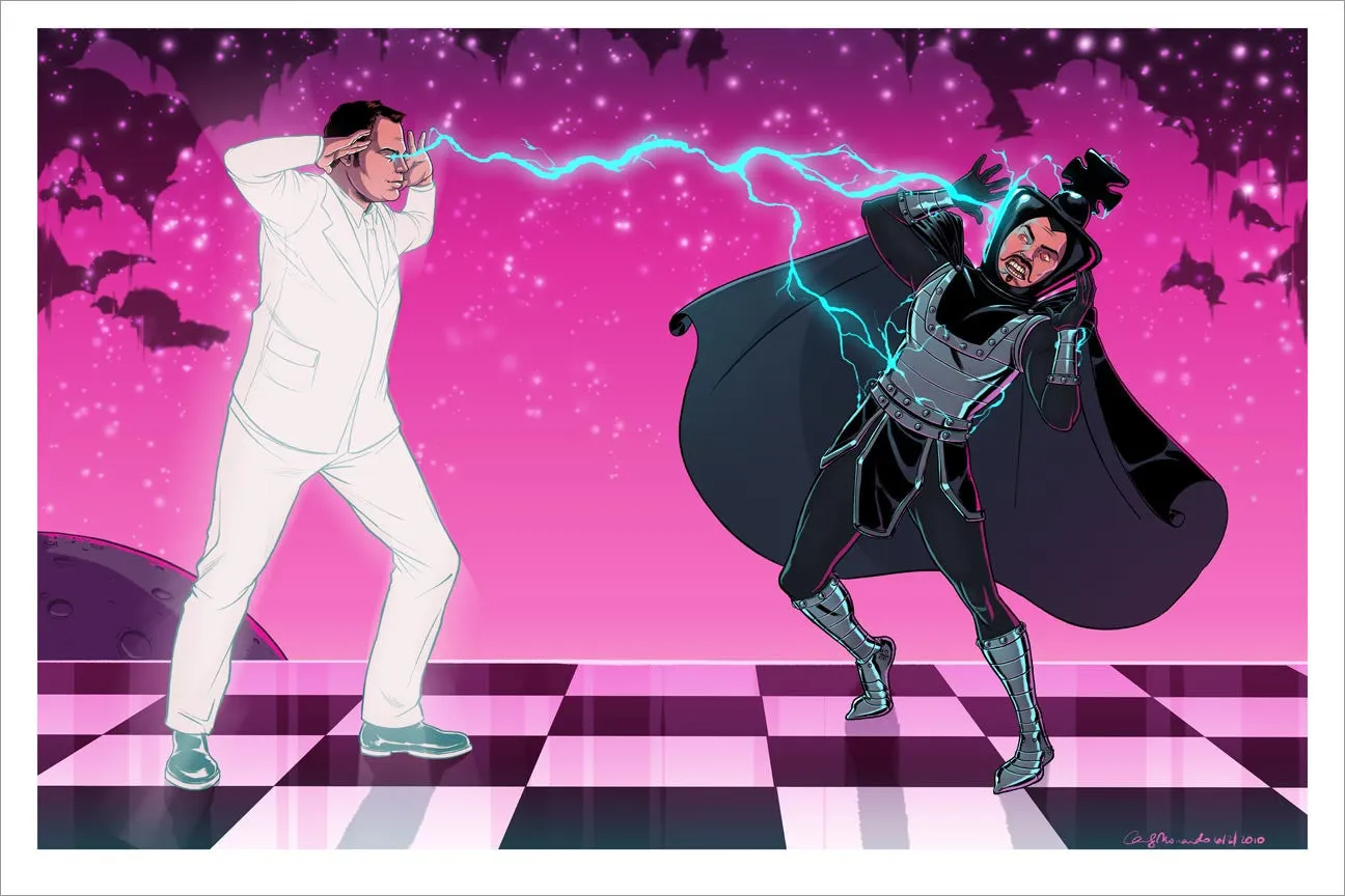 Carly Monardo “Goren Takes on a Chess Master” signed print