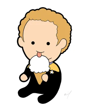 “Chibi O'Brien” signed print