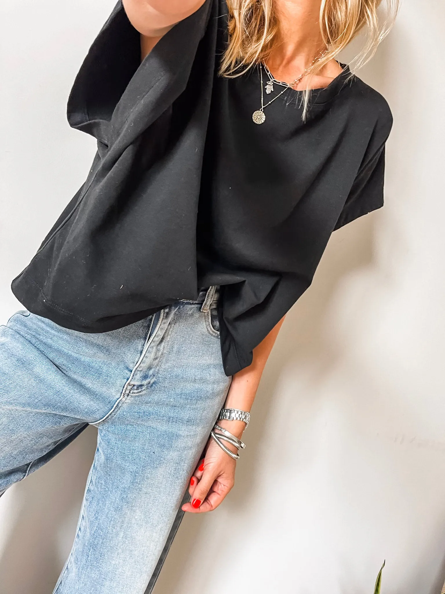 Cropped Sweat Top