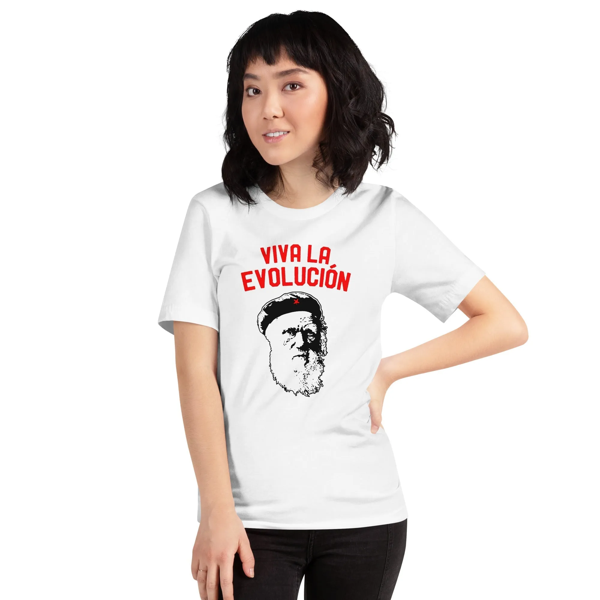 Darwin - Viva la Evolucion - Basic T-Shirt