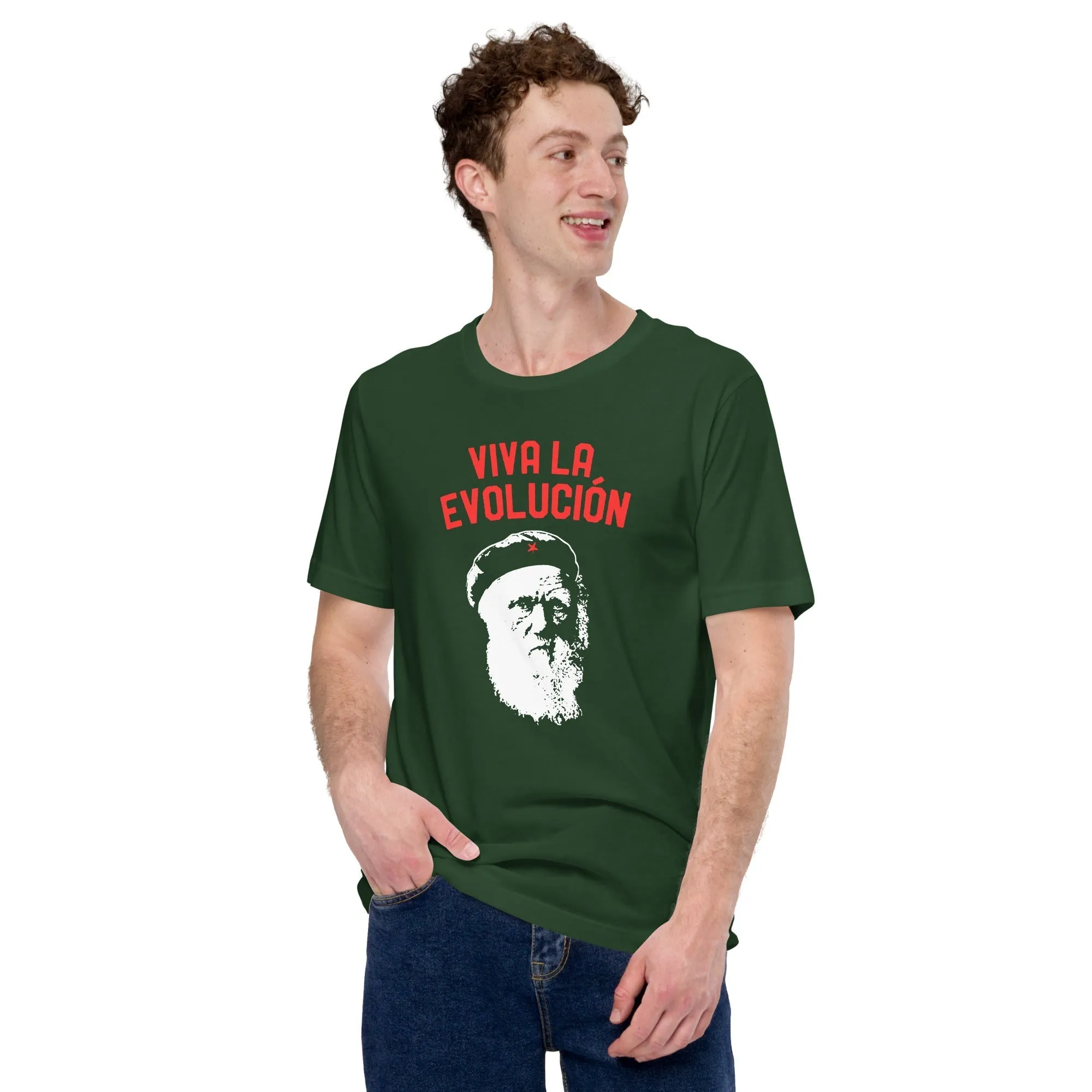 Darwin - Viva la Evolucion - Basic T-Shirt