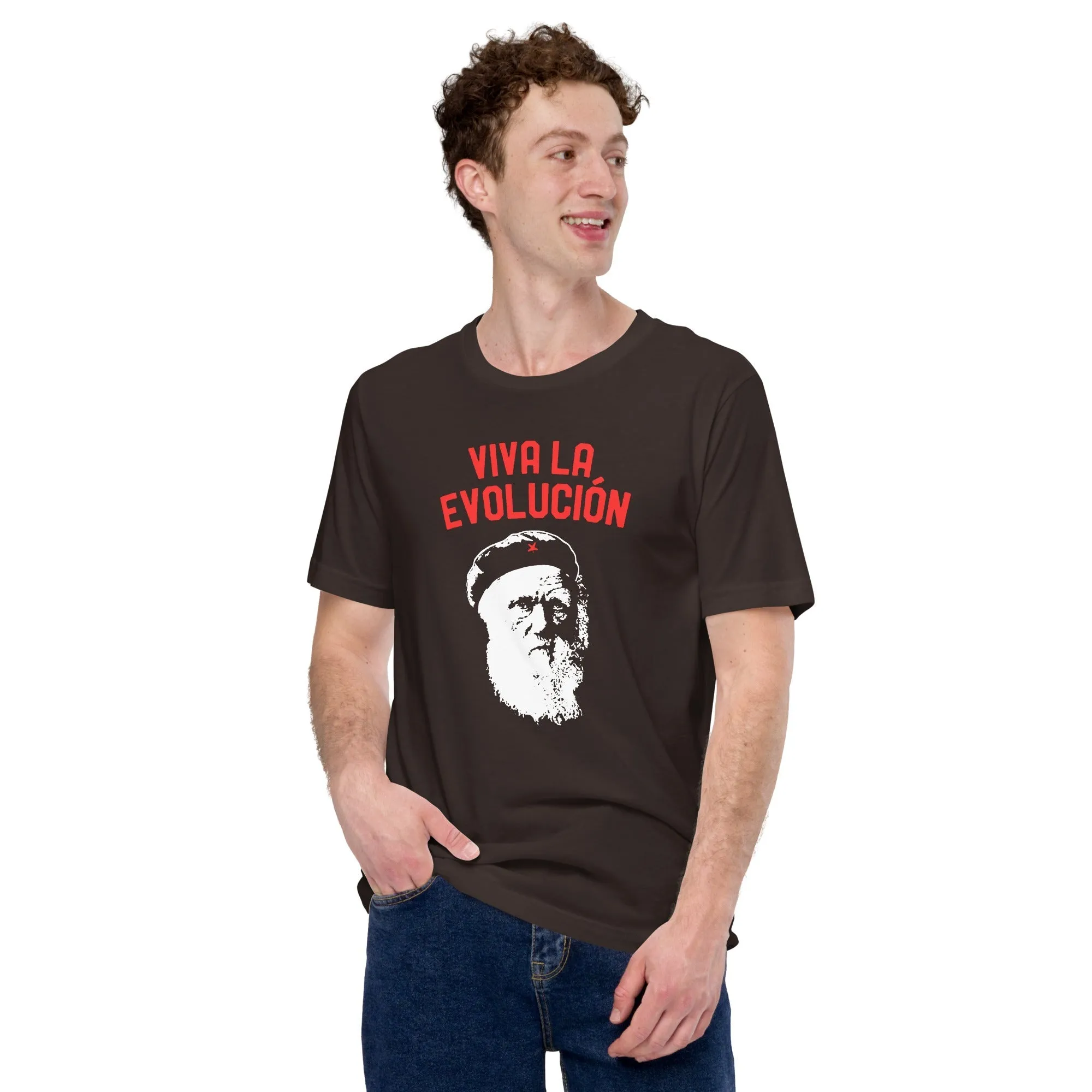 Darwin - Viva la Evolucion - Basic T-Shirt