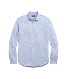 Dot Jacquard Shirt - Blue