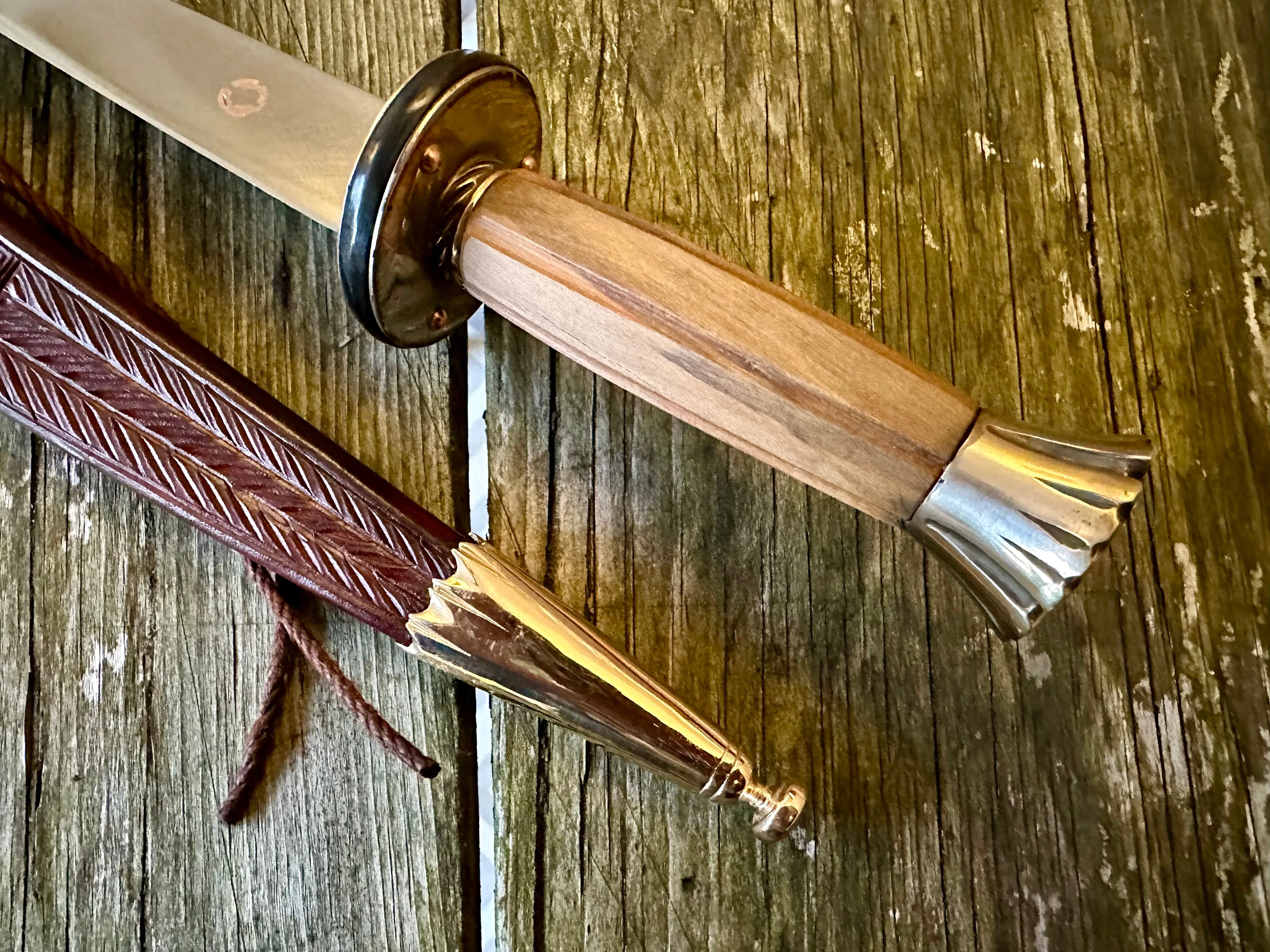 English Rondel with fluted box grip - SOLD