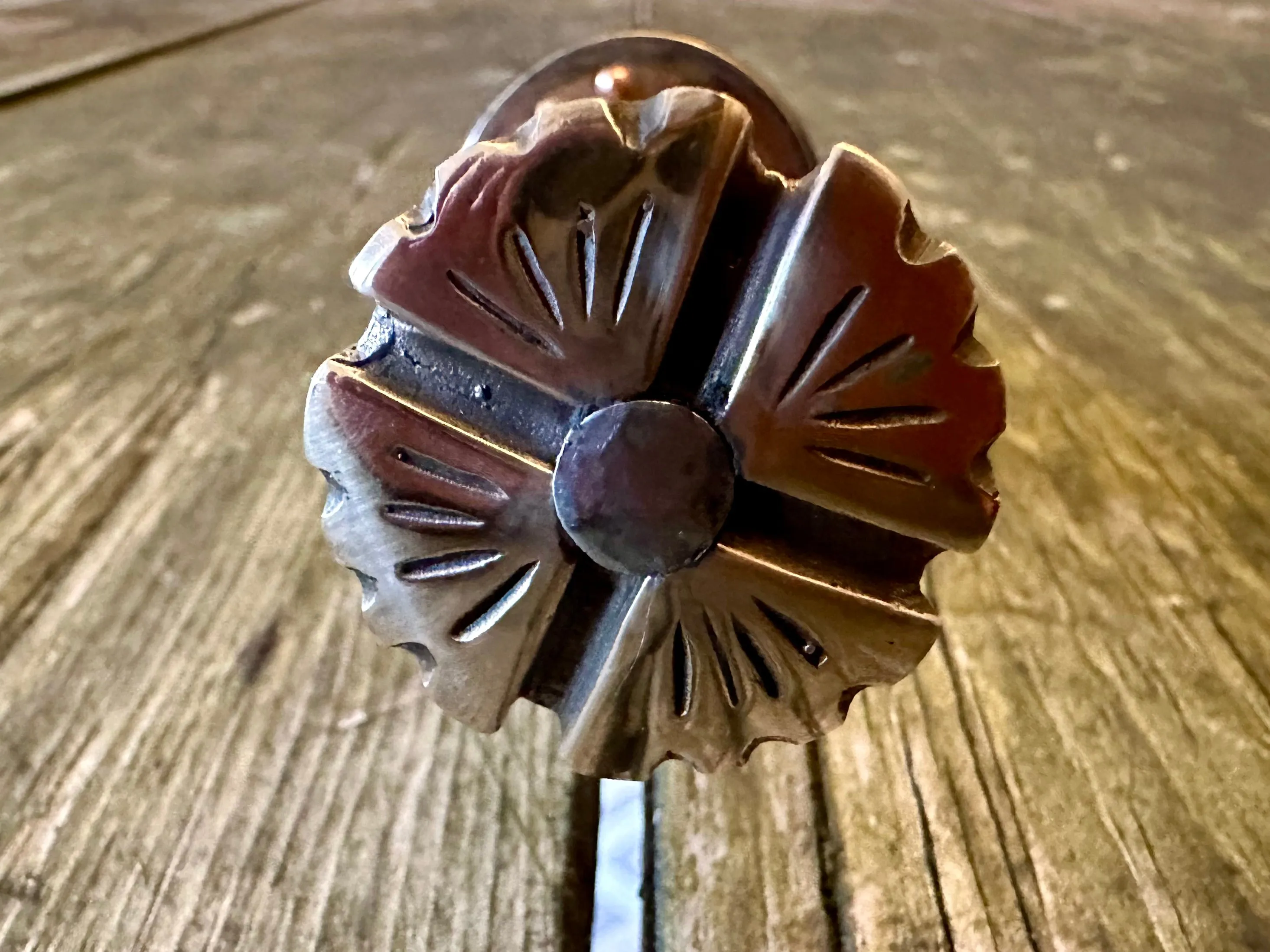 English Rondel with fluted box grip - SOLD