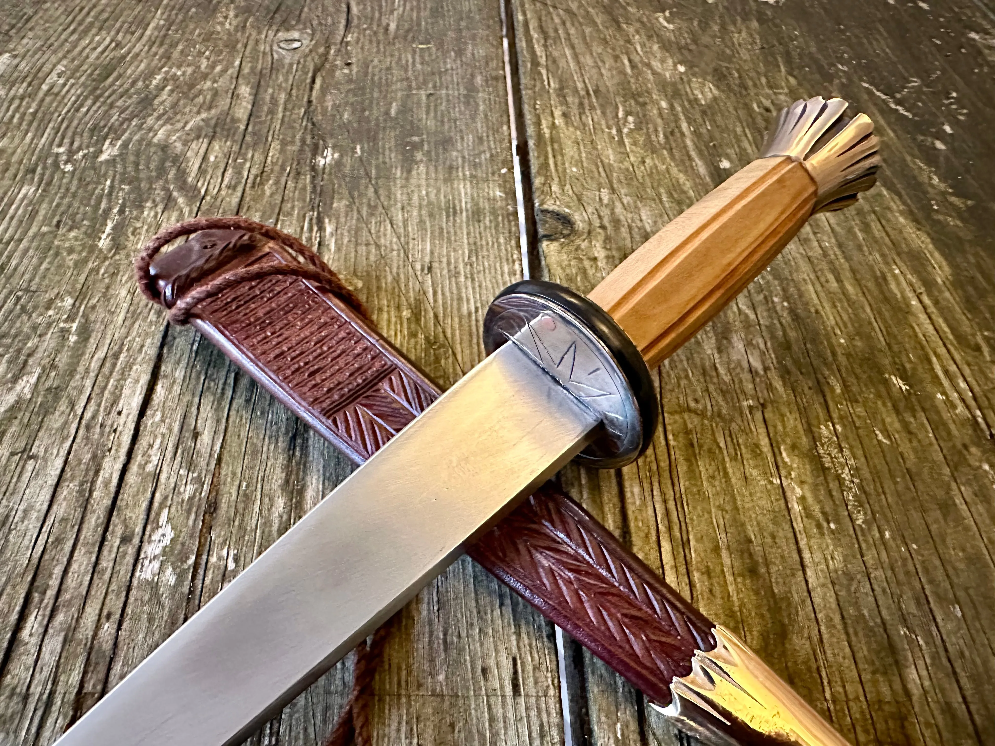 English Rondel with fluted box grip - SOLD