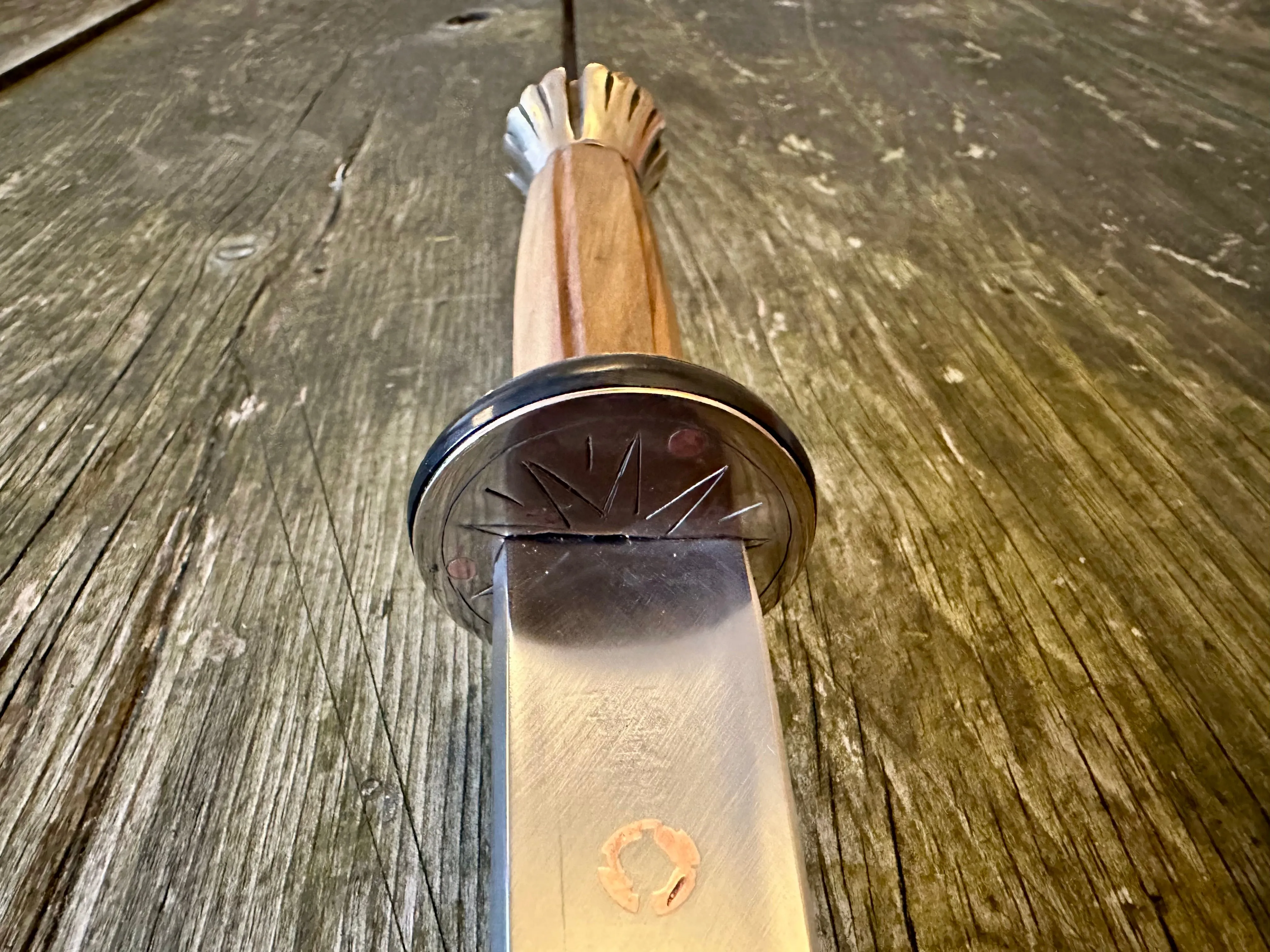 English Rondel with fluted box grip - SOLD