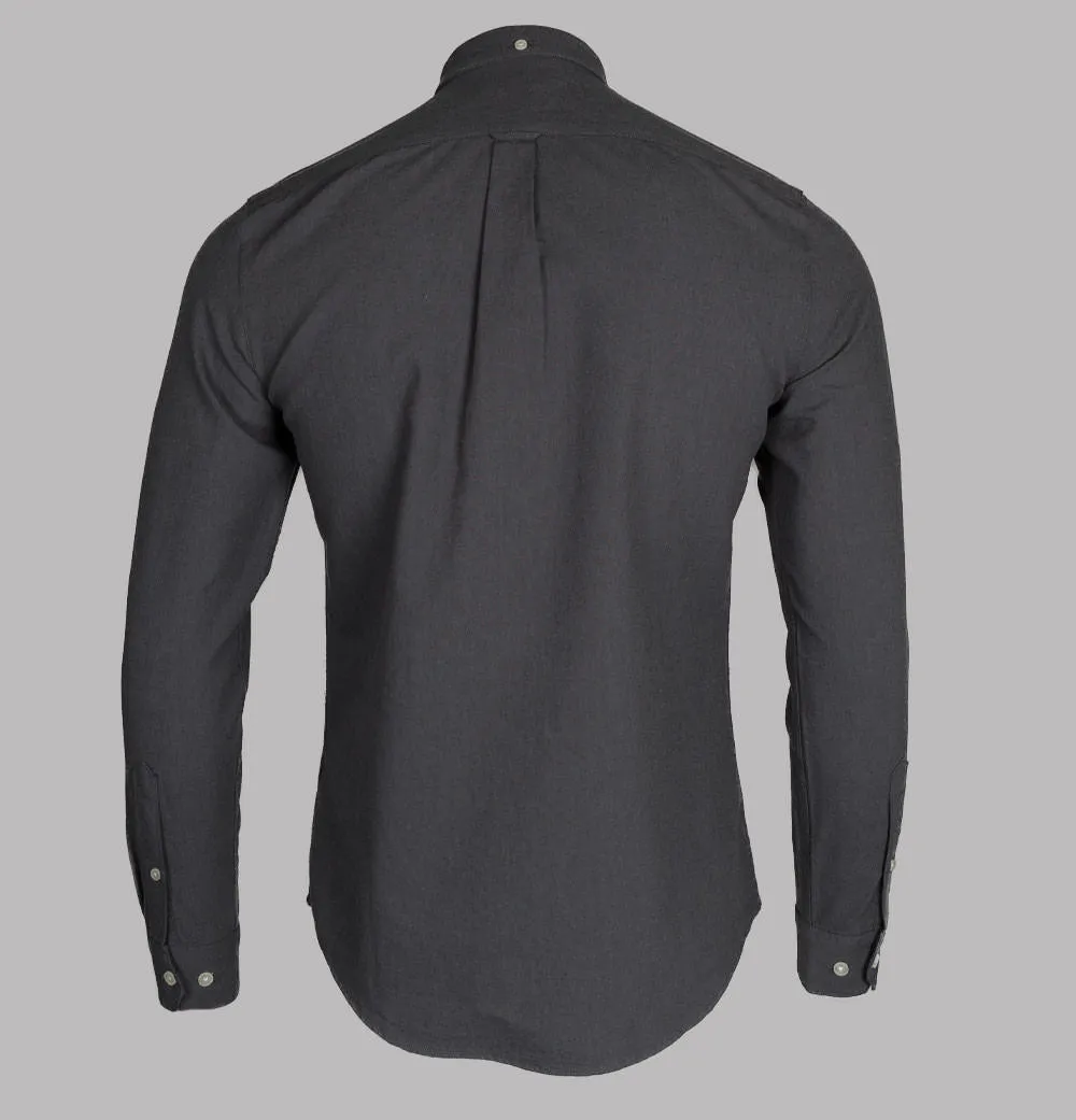 Farah Brewer Slim Fit Oxford Shirt Grey