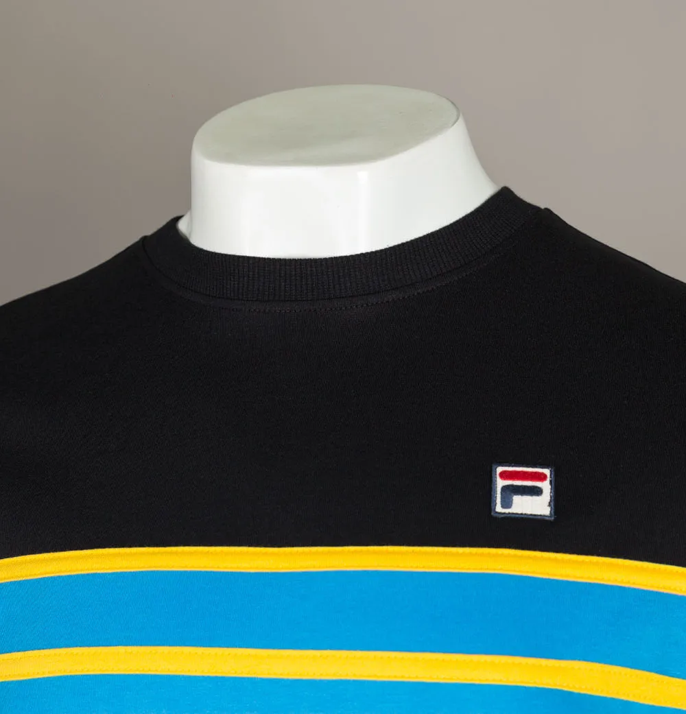 Fila Vintage Baldi T-Shirt Blue Aster