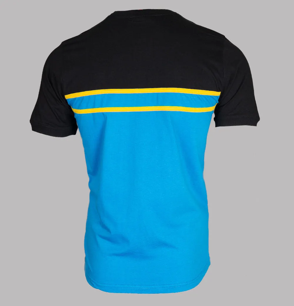 Fila Vintage Baldi T-Shirt Blue Aster